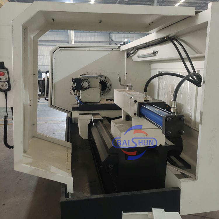 Buy cheap Fanuc CNC Pipe Threading Lathe QK1325 800mm Swing 250mm Threading from wholesalers