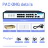 Buy cheap NVR IP Camera 16 Port Poe Switch 2*10/100/1000mbps UP-Link Port + 1*SFP from wholesalers