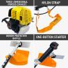 Buy cheap High Side Hanging Gasoline Brush Cutter 4 Stroke Backpack Brush Cutter 31CC from wholesalers