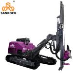 Mining DTH Drilling Rig 78kw Diesel Power Hydraulic Rotary Borehole Drilling Rig