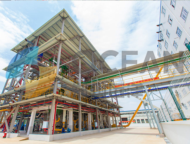 100TPD Edible Oil Extraction Plant Automatic Solvent Extraction