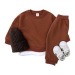 Children'S Outfit Sets Infants Cotton Crew Neck Sweater Kids Suits