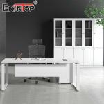 Executive Office Desk With Metal Legs Minimalist Style Furniture