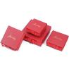 Buy cheap Custom Logo Red Paper Jewelry Box For Necklace Earrings Ring Handmade Rectangle from wholesalers