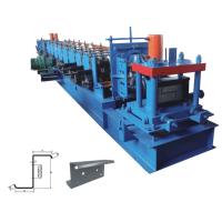 Buy cheap Blue Z Purlin Roll Forming Machine 10m/min For Color Steel product