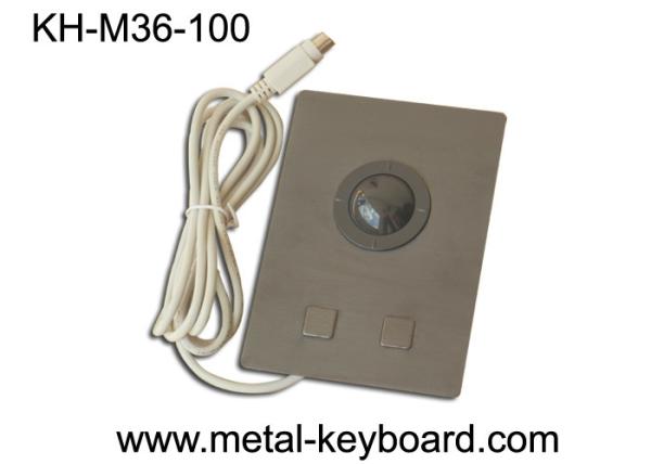 Buy cheap Black Stainless Steel Industrial Trackball Mouse with 36MM Resin Trackball from wholesalers
