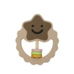 Eco Friendly Soft Baby Rattle Toy With Food Silicone Material