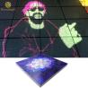 Buy cheap Interactive Restaurant Tempered Glass 3D Portable LED Screen for Church Moving IP33 from wholesalers