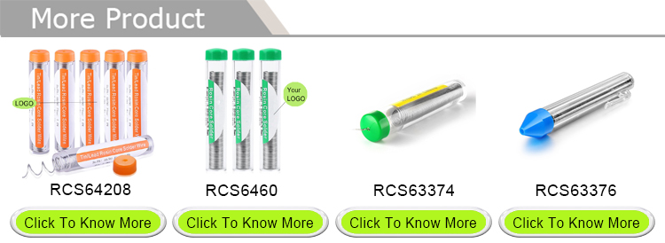 60% Sn 40% Pb Rosin Core Solder Wire 0.5-2.0mm 250-260℃ Working Temperature