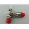 Buy cheap High Precision Alignment FC ST Female/Male Hybrid fiber optic adaptors, singlemode fiber optic cable adapter from wholesalers