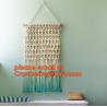 Buy cheap Macrame Wall Art Hanging, Tapestry Wedding Decoration, Bunting Banner knitted, crochet wedding bunting from wholesalers