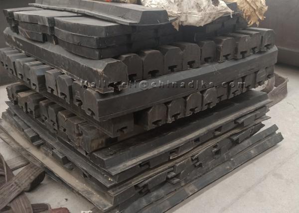 Buy cheap 17.2MPa 175kg/cm2 Tension Strength 3.8M Diameter Ball Mill Rubber Liner from wholesalers