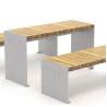 Buy cheap Contemporary Furniture 180cm Metal And Wood Garden Table from wholesalers