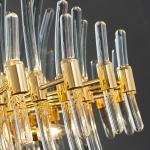 Led Glass Chandelier For Dining Room Kitchen Modern Home Decor led crystal