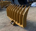 Customized Mini Digger Land Rake , Excavator Landscape Rake For PC50