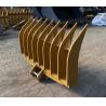 Buy cheap Cat320 Excavator Rake Bucket Steel Q355B Material For 20 Ton 45 Ton from wholesalers