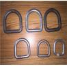 Buy cheap Drop Forged Safety D Rings / Lashing D Ring Stainless Steel 304 Material from wholesalers