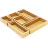 Buy cheap Luxury Bamboo Drawer Organizer - Multifunctional Drawer Organizer for Kitchen, Bathroom, Office Desk, Cosmetics, Jewelry from wholesalers