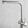 Buy cheap 304 stainless steel Faucet Europ SUS316 Material Single Handle Tap Water Filter Tap Satin Mixer Brush Finish from wholesalers