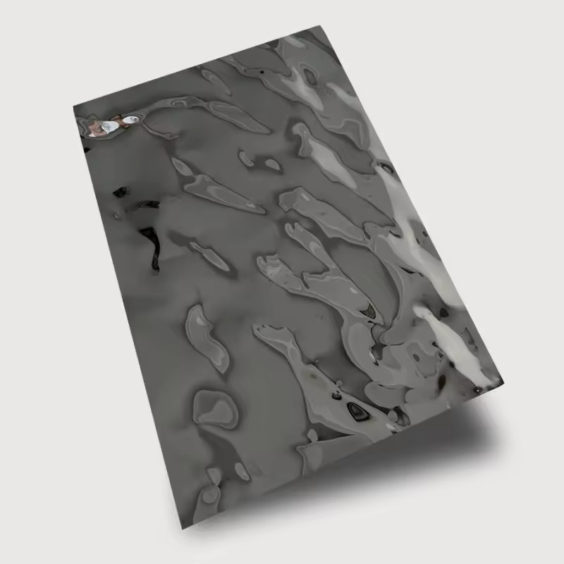 Water Corrugated Plate Water Ripple Stainless Steel Sheet Vibration Plate Colours