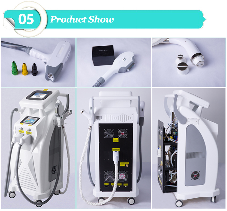 4 In 1 Multifunctional Beauty Instrument Opt E Light Ipl Rf Nd Yag Laser