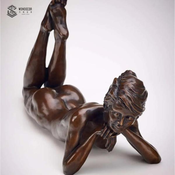 Buy cheap Nude Woman Bronze Statues Sculpture Metal Casting And Polishing Techniques from wholesalers