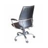 Buy cheap High Back Antique Retro Leather Office Swivel Chair With Wheels And Arms from wholesalers