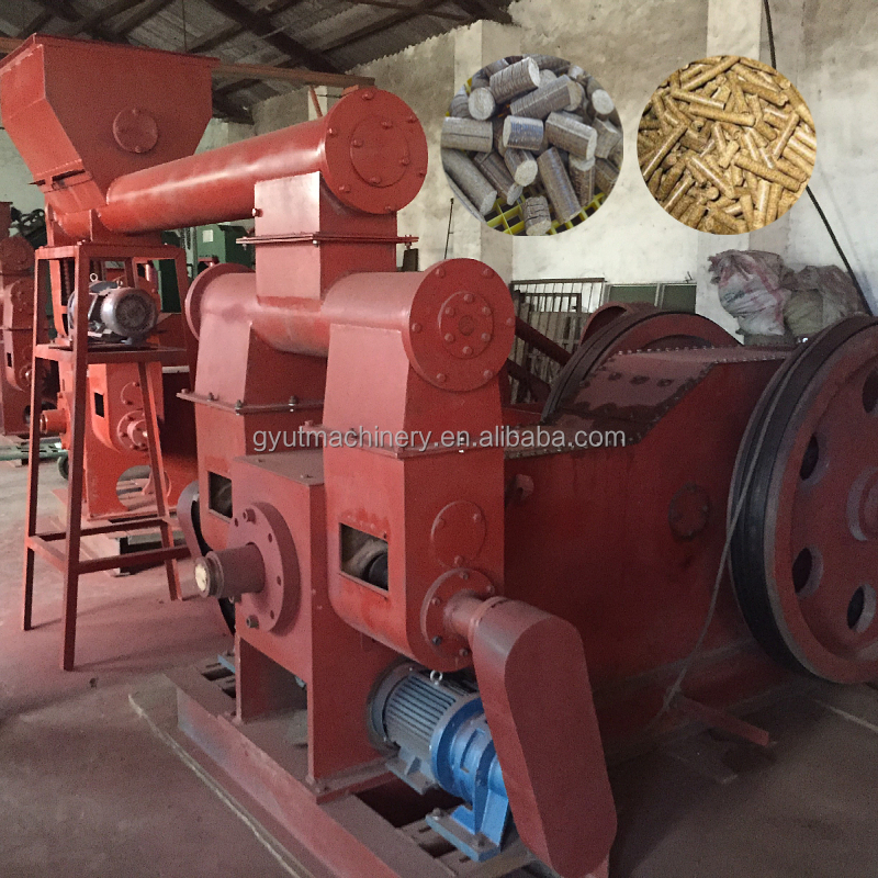 Europe Hydraulic Wood Sawdust Block Paper Carton Cardboard Biomass Briquette Press Machine
