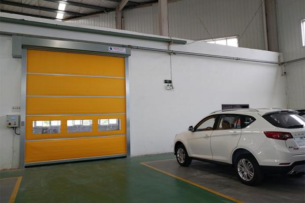 Buy cheap Inside Outside Full Transparent PVC Window High Speed Roll Up Door from wholesalers