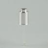 Buy cheap ABS Press Dispensing Essential Oil Dropper Shiny Silver 18mm from wholesalers