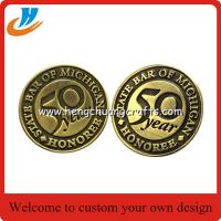 Buy cheap Antique brass pins,50th anniversary custom antique brass metal pins lapel product