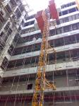 Industrial Lift Construction Site Elevator VFD Cage Goods Building