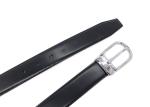 Fashionable Mens Leather Dress Belt With Nickel Free Single Prong Buckle