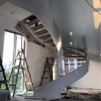Buy cheap 15mm Curved Tempered Glass Toughened For Staircase Balustrade Railing product