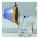 Anti Colic Flip Cap Natural Flow Baby Bottle BPA Free PPSU Wide Neck