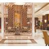 Buy cheap China 304 Bronze Color Stainless Steel Laser Cut Partition Room Divider Screen Factory from wholesalers