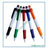 Buy cheap click action colored grip plastic logo ball pen from wholesalers