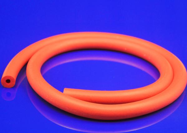 Buy cheap Ecofriendly Sponge Rubber Silicone Foam Tube Orange Various Specifications from wholesalers