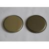 Buy cheap Golden Color Tinplate Can Bottom for Cardboard Tube embossing printing from wholesalers
