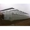 Buy cheap Agriculture Commercial Hydroponic Greenhouse Span Width 6 / 8 / 10m Snow Load 0.45KN/M2 from wholesalers