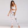 Buy cheap Custom Athletic Apparel Printing Floral Crop Top + Yoga Leggings Trousers from wholesalers
