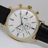 Buy cheap OEM Stainless Steel Watches / Genuine Leather Band Watches With Power Reserve from wholesalers