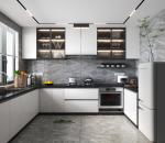 Direct Import Wood Design Painting Kitchen Cabinet Economical Panel Material