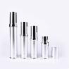 Buy cheap Silver Color Airless Cosmetic Bottles Airless Pump Container For Personal Care from wholesalers