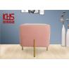 Buy cheap Custom Moisture Proof Footstool Ottoman Pink Living Room Ottoman Bench from wholesalers