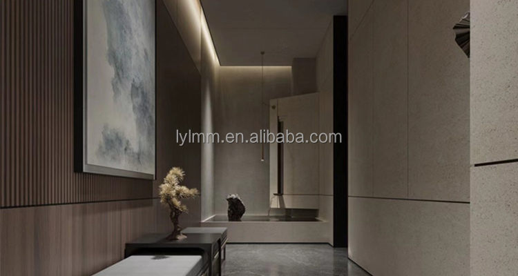 Moisture-Proof WPC Wall Covering Panels with Bamboo Charcoal Wood Veneer