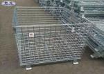 Warehouse Storage Steel Pallet Cages Galvanized Wire Mesh Butterfly Cage
