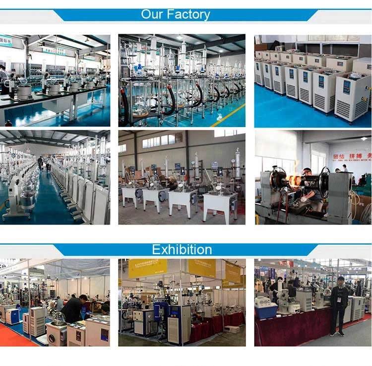 Short Path Distillation Glassware With PTFE Circulating Vacuum Pump rotary film evaporator