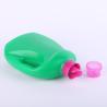 Buy cheap 2000ml Green Empty Laundry Detergent Bottles Containers 1MM thick from wholesalers