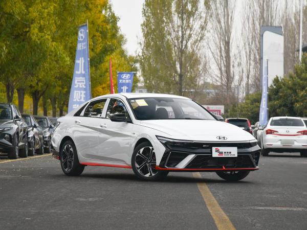 Buy cheap 2023 White Hyundai Elantra 1.4T 7- DCT 240TGDi N Line GLX 2WD Gasoline Car from wholesalers